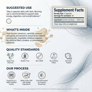 ORNEXIS COLOSTRUM - REPAIRS GUT & AGING FROM WITHIN - Ornexis