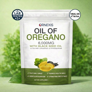 ORNEXIS OREGANO & BLACK SEED OIL - ELIMINATES NAIL FUNGUS - Ornexis