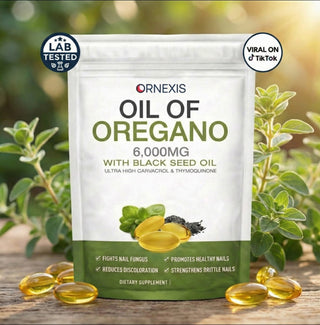 ORNEXIS OREGANO & BLACK SEED OIL - ELIMINATES CREPEY SKIN - Ornexis