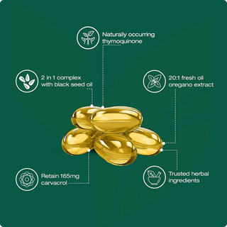 ORNEXIS OREGANO & BLACK SEED OIL - ELIMINATES MIGRAINE